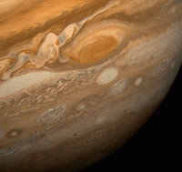 Астрономы заглянули внутрь Большого красного пятна Юпитера